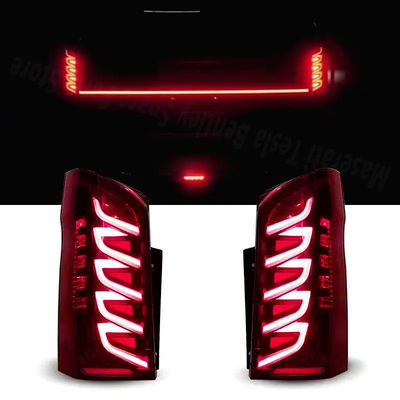 Spiral Through Taillight For Benz Vito W447 V260 16-20 Through Stream Dynamic Flowing Driving Brake Lamp Car Accessories