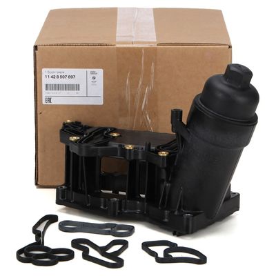 X3 11428507697 Engine Oil Cooler Assembly For BMW F20 F30 F32 F07 F10 F06 F12 F01 F25 F26 F15 F16